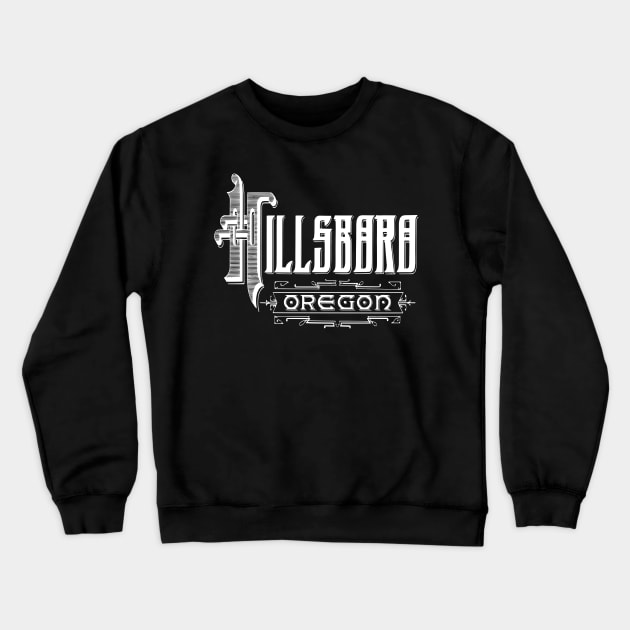 Vintage Hillsboro, OR Crewneck Sweatshirt by DonDota